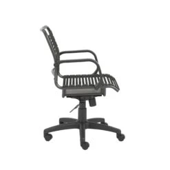 Black Mid Back Bungee Office Chair -Home Decor Shop 02572BLK 03