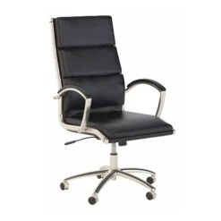 High Back Black Leather Executive Office Chair