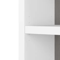32" Premium Modern Bookcase In Pure White/Modern Gray -Home Decor Shop 09172f5a50cc2c987b03a46d41005be479287d54