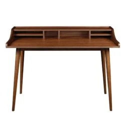 47" Compact American Walnut Writing Desk