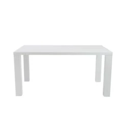 Modern White Lacquer 63" Executive Office Desk -Home Decor Shop 09778WHT A 01
