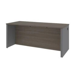 71" Executive Desk In Bark Gray And Slate -Home Decor Shop 0MeWo412m6zHPG1Bxhq4zS312kD5dv2D