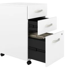 Modern White 60" Executive Desk With Included Mobile Pedestal -Home Decor Shop 0e5fadacdddd3e0e56b99fb59c8ea167a6457c92
