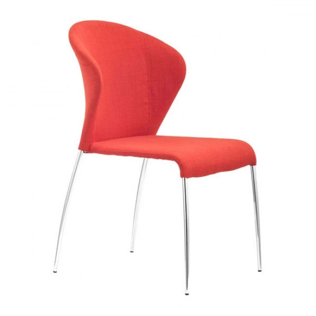 Tangerine Guest Or Conference Chair W/ Curved Back (Set Of 4) 1 Tangerine Guest Or Conference Chair W/ Curved Back (Set Of 4)