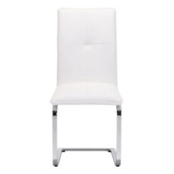 Sleek White Guest Or Conference Chair (Set Of 2) -Home Decor Shop 100121 3 650x650 1