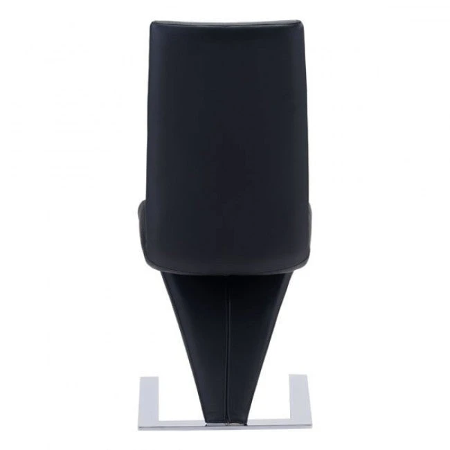 Unique Z-Style Black Leatherette Guest Or Conference Chair (Set Of 2) 4 Unique Z-Style Black Leatherette Guest Or Conference Chair (Set Of 2) - Image 4