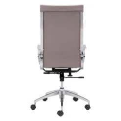 Taupe High-Back Ergonomic Office Chair -Home Decor Shop 100373 4 650x650 1