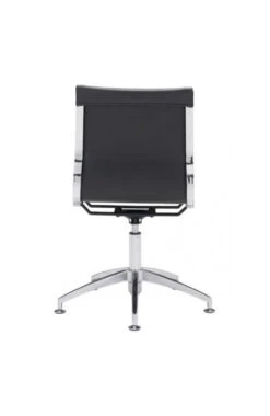 Modern Black Leather & Chrome Conference Chair -Home Decor Shop 100377 4 702x1080 1