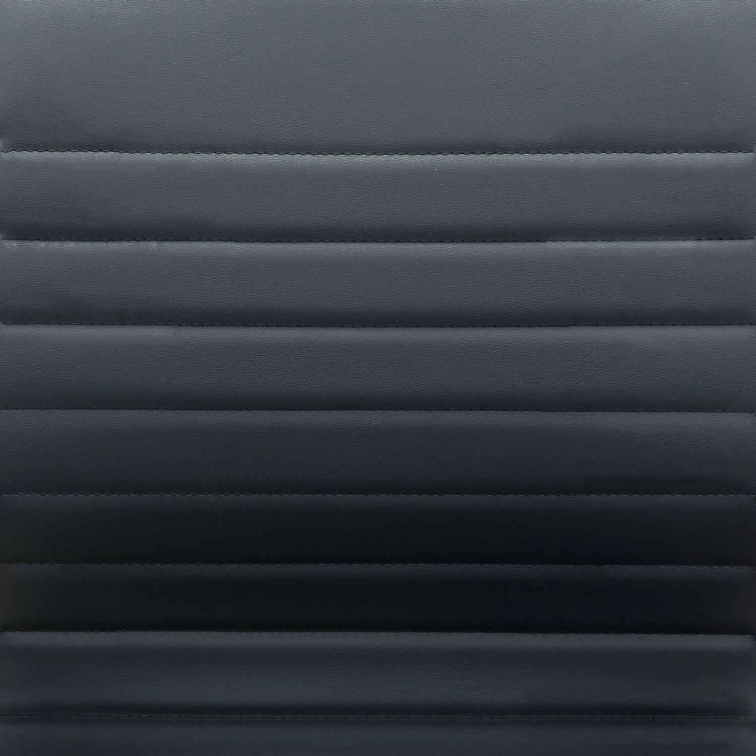 Modern Black Office Chair With Unique Ribbed Back 8 Modern Black Office Chair With Unique Ribbed Back - Image 8