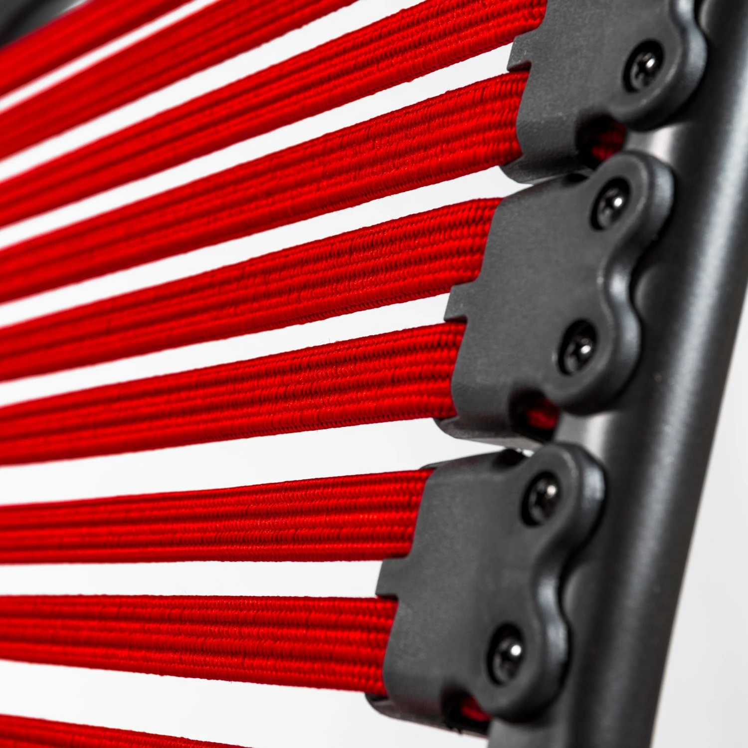 Armless Office Chair With Comfortable Red Bungee Seat 4 Armless Office Chair With Comfortable Red Bungee Seat - Image 4