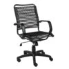 Black High Back Bungee Rolling Office Chair