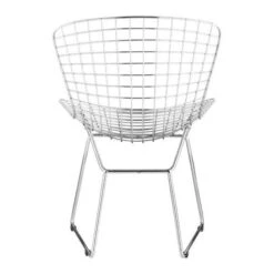 Classic Wire Frame Guest Or Conference Chair W/ Black Cushion (Set Of 2) -Home Decor Shop 188000 4 650x650 1