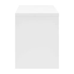 Convertible Matte White Lacquer 55" Executive Desk Or Workstation -Home Decor Shop 19710 WHT 03