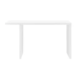 Convertible Matte White Lacquer 55" Executive Desk Or Workstation -Home Decor Shop 19710 WHT 04