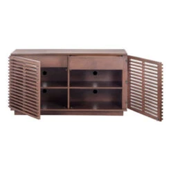 Scandinavian-Style Fir Wood Storage Credenza -Home Decor Shop 199051 6 650x650 1