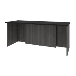 71" Bark Gray & Black Premium Executive Desk -Home Decor Shop 1X7U4p8DOE7N04gNJagNo425ms122mdS