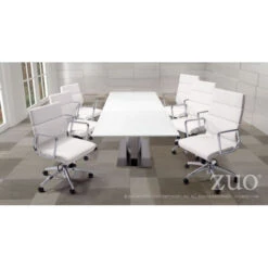 Timeless High-Back White Leatherette Office Chair -Home Decor Shop 205893 205896 lifestyle 650x650 1