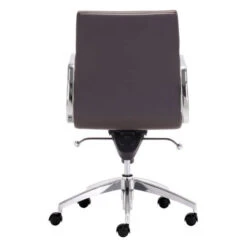 Timeless Low-Back Espresso Leatherette Office Chair 7 Timeless Low-Back Espresso Leatherette Office Chair -Home Decor Shop 205897 4 650x650 1