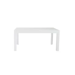 63" White Executive Office Desk With High Gloss Lacquer -Home Decor Shop 27264 01