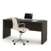 Narrow 66" Office Desk In Dark Chocolate