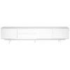 82" Low-Profile White Lacquer Storage Credenza