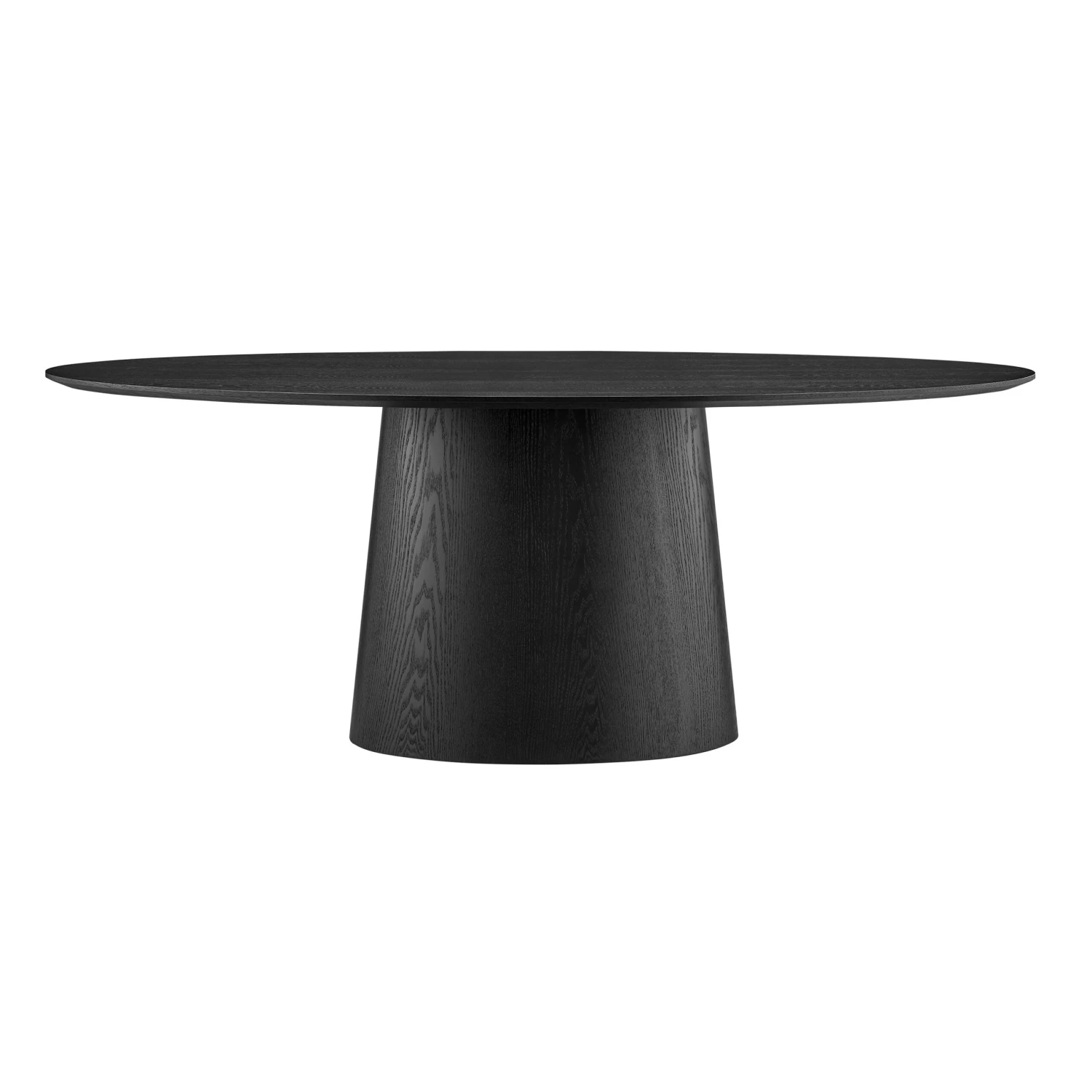 Modern Matte Black 79" Oval Conference Table 1 Modern Matte Black 79" Oval Conference Table