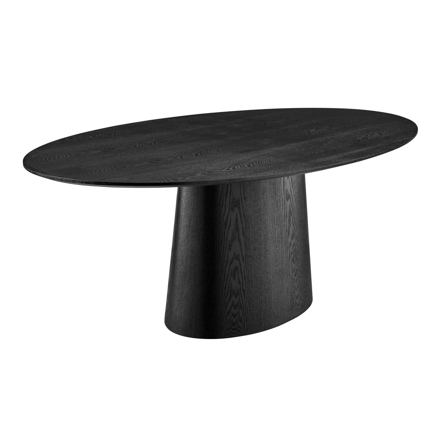 Modern Matte Black 79" Oval Conference Table 2 Modern Matte Black 79" Oval Conference Table - Image 2