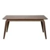 63"-83" Extending Conference Table With Walnut Veneer And Solid Wood Frame