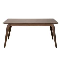 63"-83" Extending Conference Table With Walnut Veneer And Solid Wood Frame