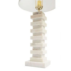 Stunning White Marble Table Lamp -Home Decor Shop 405011 3 650x650 1