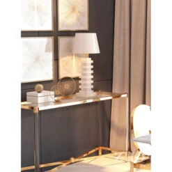 Stunning White Marble Table Lamp -Home Decor Shop 405011 lifestyle 650x650 1