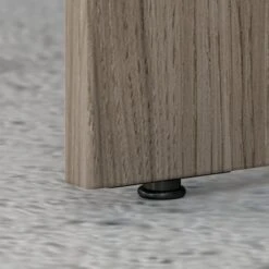 72" Modern Office Desk With Privacy Panel In Modern Hickory -Home Decor Shop 423a06a0a2eb3a985ed06d7afc0a1ca03da841c8