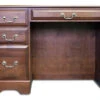42" Handcrafted Solid Cherry Single Pedestal Desk With Finish Options