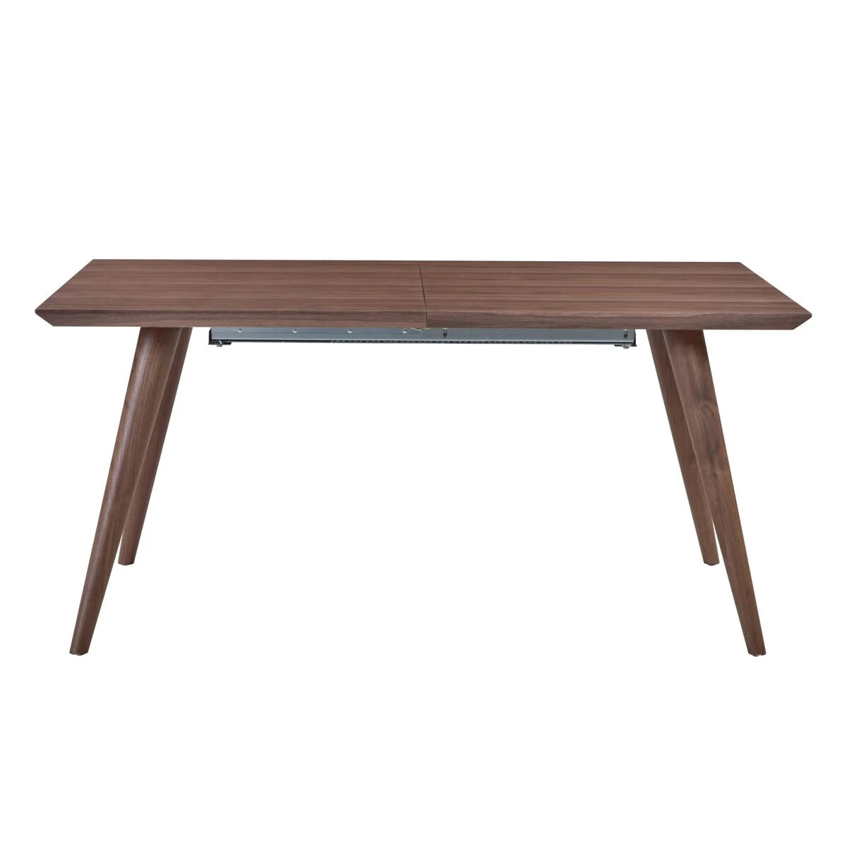 63" Classic Extending Executive Desk Or Conference Table W/ Walnut Veneer 5 63" Classic Extending Executive Desk Or Conference Table W/ Walnut Veneer - Image 5