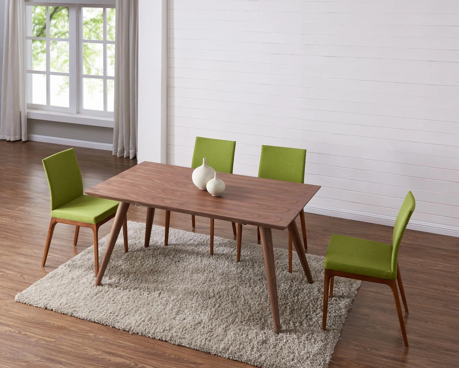 63" Classic Extending Executive Desk Or Conference Table W/ Walnut Veneer 7 63" Classic Extending Executive Desk Or Conference Table W/ Walnut Veneer - Image 7