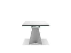 Sturdy White Conference Table Or Executive Desk With Ceramic Glass Top -Home Decor Shop 44057 modale v ORIGAMI Dining Table Carrera Dining tables Mobital