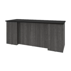 71" Bark Gray & Black Premium Executive Desk -Home Decor Shop 4btIWY9i550ez1Zbp7KBL7yy82EgD28Y