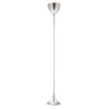 Slim & Subtle Silver Chrome Office Floor Lamp
