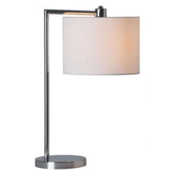 Everyday Simple Chrome Office Table Lamp