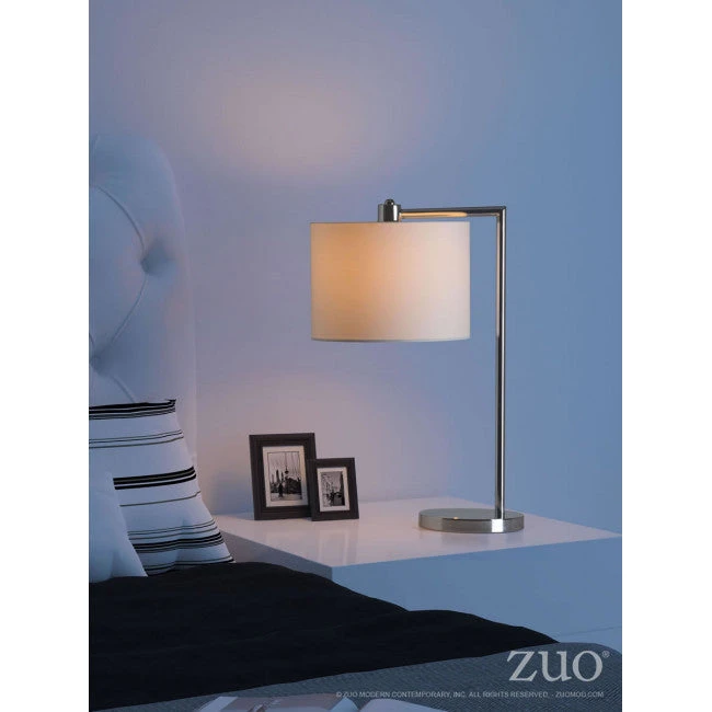 Everyday Simple Chrome Office Table Lamp 2 Everyday Simple Chrome Office Table Lamp - Image 2
