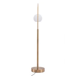 Elegant Brushed Brass Arched Office Floor Lamp -Home Decor Shop 56071 4 650x650 1
