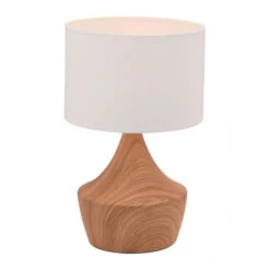 Retro-Style Faux Woodgrain Table Lamp -Home Decor Shop 56073 2 650x650 1