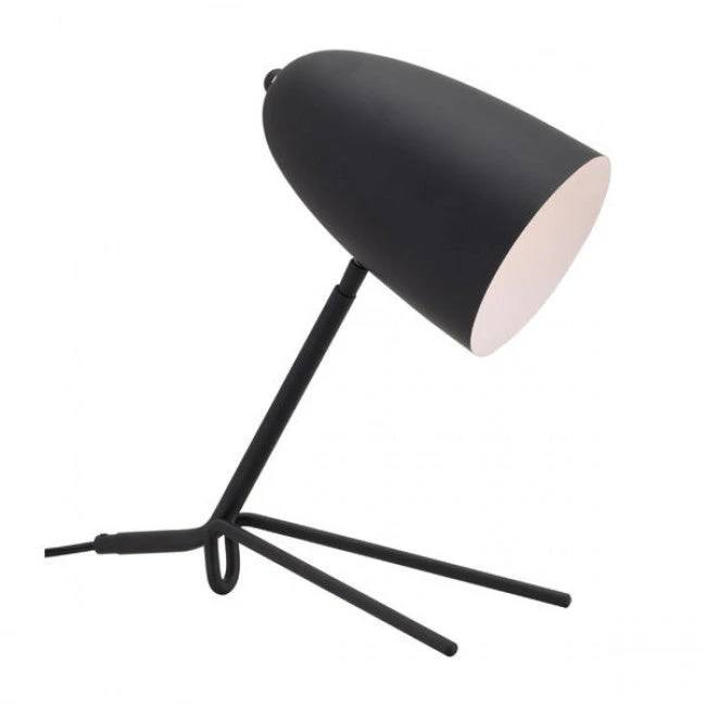 Unique & Sleek Tripod-Style Office Desk Lamp In Black 2 Unique & Sleek Tripod-Style Office Desk Lamp In Black - Image 2