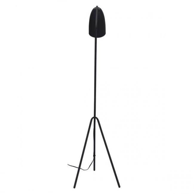 Unique & Sleek Tripod-Style Office Floor Lamp In Black 4 Unique & Sleek Tripod-Style Office Floor Lamp In Black - Image 4