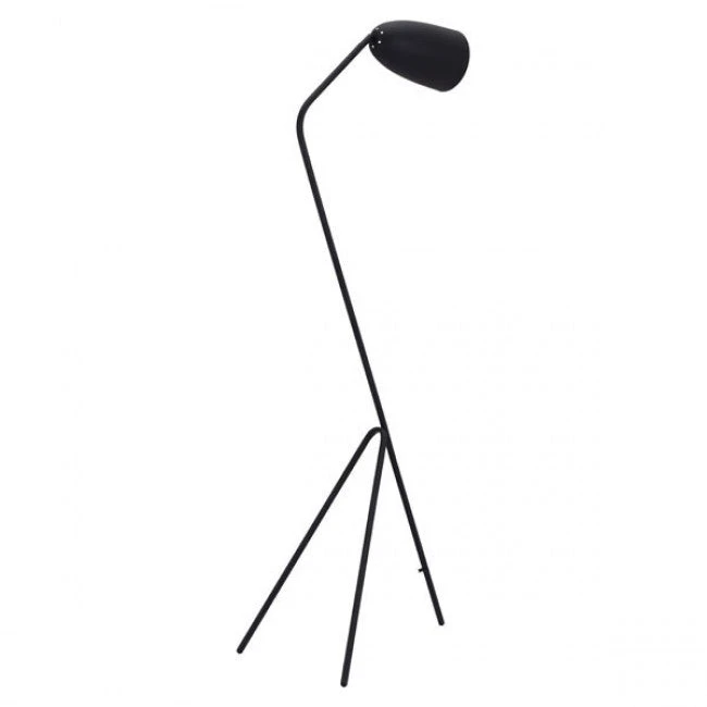 Unique & Sleek Tripod-Style Office Floor Lamp In Black 5 Unique & Sleek Tripod-Style Office Floor Lamp In Black - Image 5