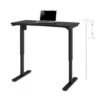 Modern Black 48" Office Desk With Electronic Height Adjustment
