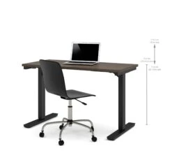 48" Office Desk In Antigua With Electric Height Adjustment From 28 - 45" -Home Decor Shop 65857 52 2