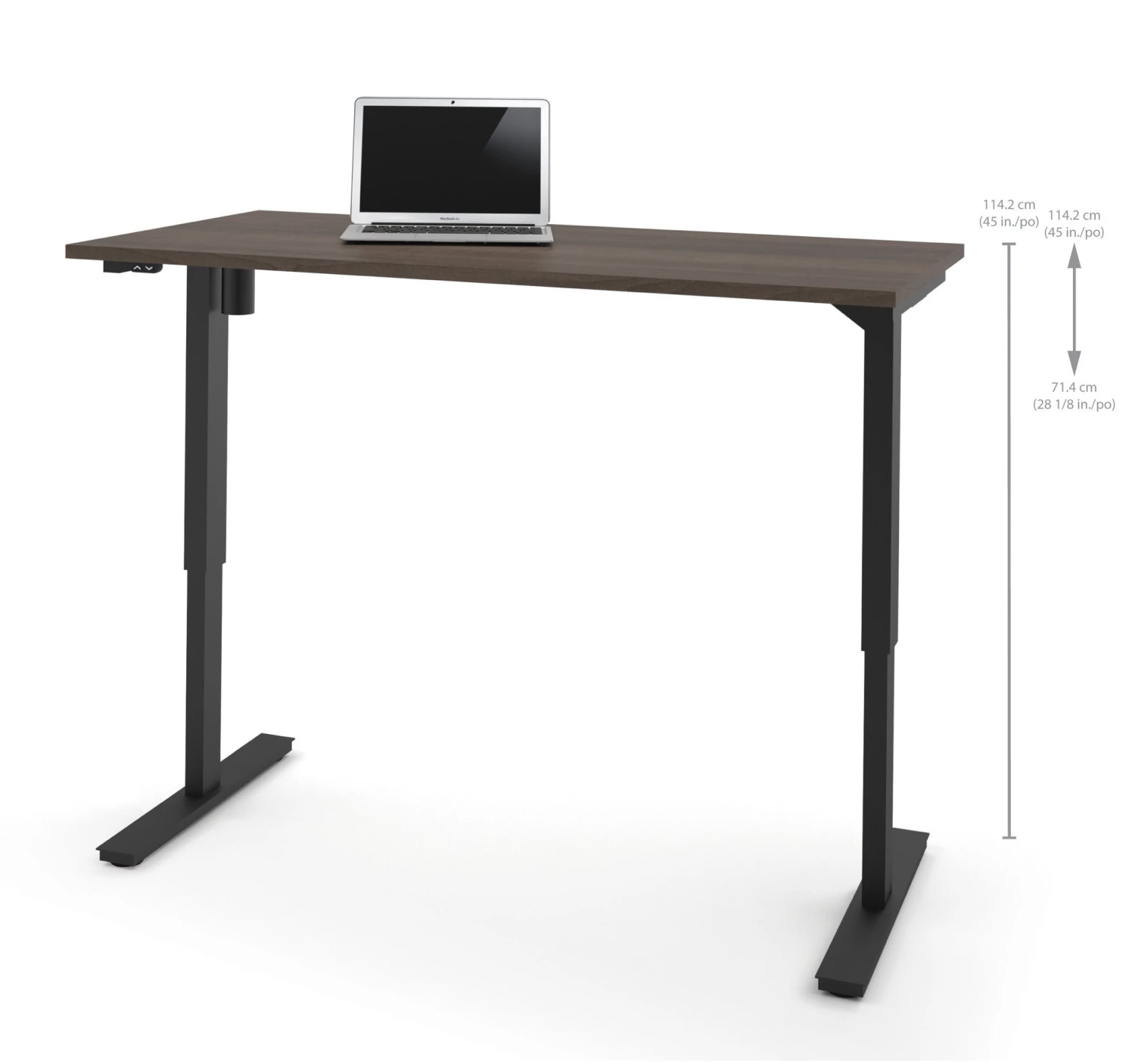60" Antigua Office Desk With Electric Height Adjustment (from 28 - 45" H) 3 60" Antigua Office Desk With Electric Height Adjustment (from 28 - 45" H) - Image 3