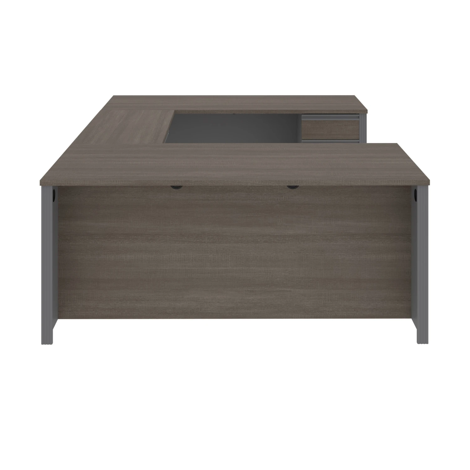 Bark Gray And Slate Premium U-shaped Desk 4 Bark Gray And Slate Premium U-shaped Desk - Image 4