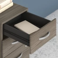 16" Pre-Assembled Mobile 3-Drawer File Cabinet In Modern Hickory 11 16" Pre-Assembled Mobile 3-Drawer File Cabinet In Modern Hickory -Home Decor Shop 6f3b995a1b8fce41c757878fd31ecf99d0120154